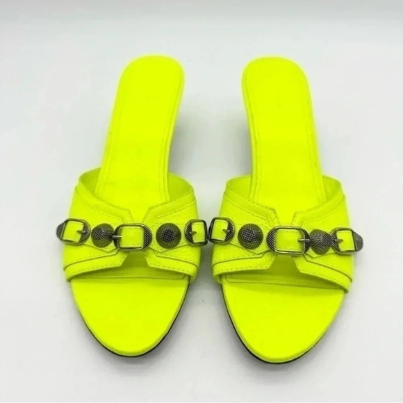 BALENCIAGA CAGOLE SLIPPER MULE SANDALS SIZE 39.5 - Picture 3 of 4